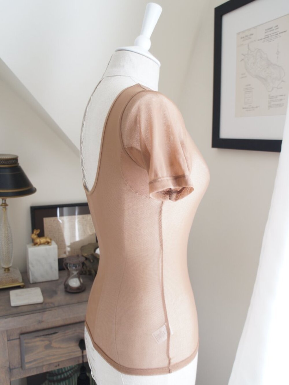 Numi The Signature Mesh Undershirt Color Cinnamon Size Extra Small - Picture 8 of 12